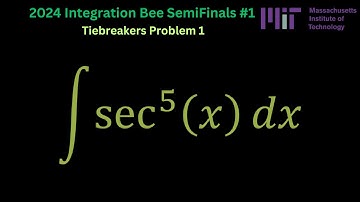 MIT 2024 Integration BEE Semifinals #1, Tiebreakers Problem 1