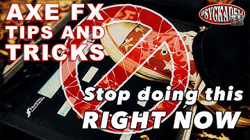 Stop using two pedals for this on your FC foot controller! Axe FX T&T #24
