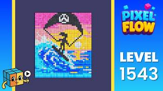 Pixel Flow Level 1543 Walkthrough Solution