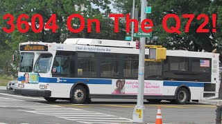 NeoplanDude | NYCT 2006 Orion VII OG HEV #3604 On The Q72, To Queens Blvd!