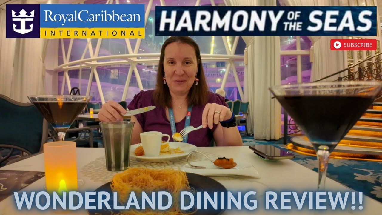 Harmony of the Seas | Обзор ресторанов Wonderland! | Наши впечатления от еды в Wonderland!