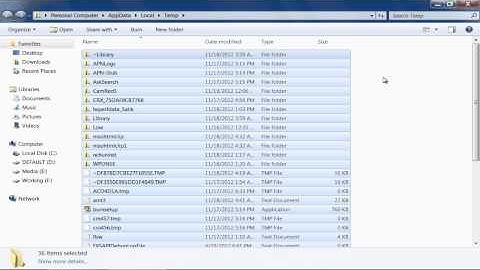 How to Delete Temp Files in Windows 7
