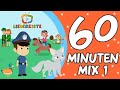 Kinderlieder Mix 60 Minuten - Fünf kleine Fische | Hoppe, hoppe Reiter | Grün, grün, grün   Weitere