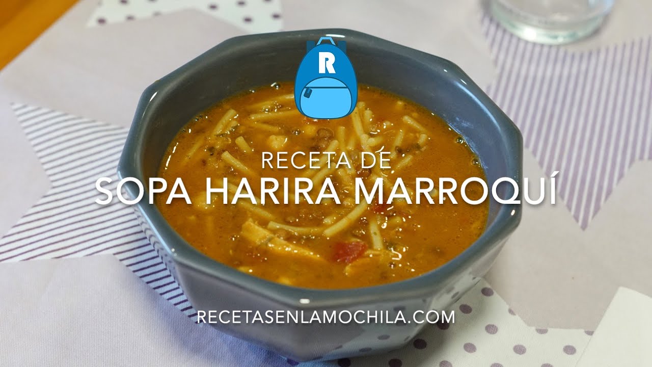 Receta de sopa harira marroquí