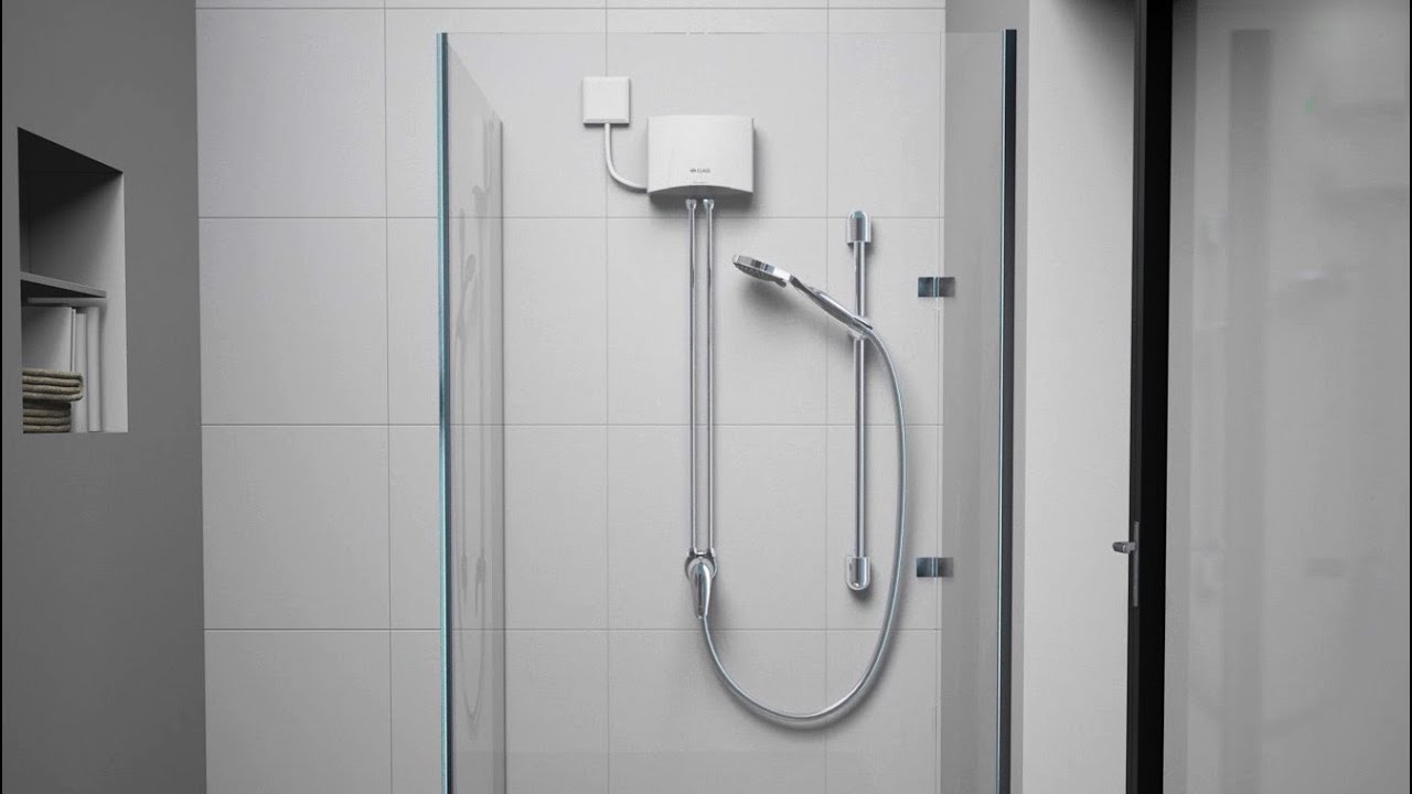 Electric Shower Head Instant Hot Water Heaters w/Hose B6H0 Bracket Bathroom U7L2 
