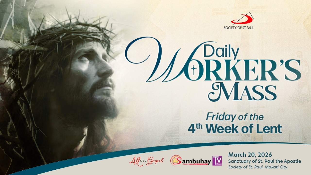 Sambuhay TV Mass | March 20, 2026 | Friday of the Fourth Week of Lent ...