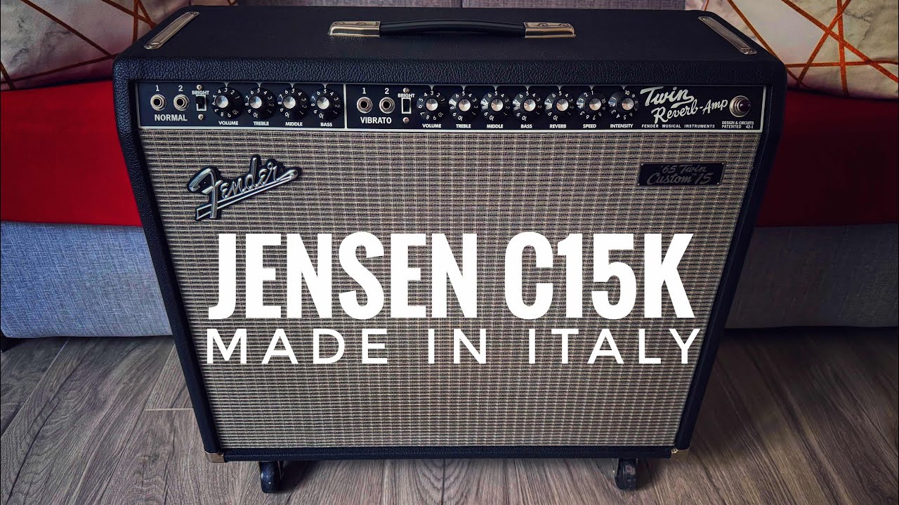 Fender Twin Reverb Custom 15 with Jensen C15K Speaker - YouTube