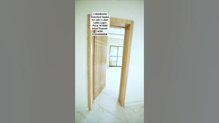 N100M 4 BEDROOM Detached duplex for sale in Ajah Lekki Lagos