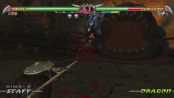 Mortal Kombat: Deception arcade ladder Raiden max cpu difficulty, 1 continue