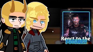 Odin U0026 Odinsons React To The Future  Part 1  Marvel React  Gacha Tiktok 