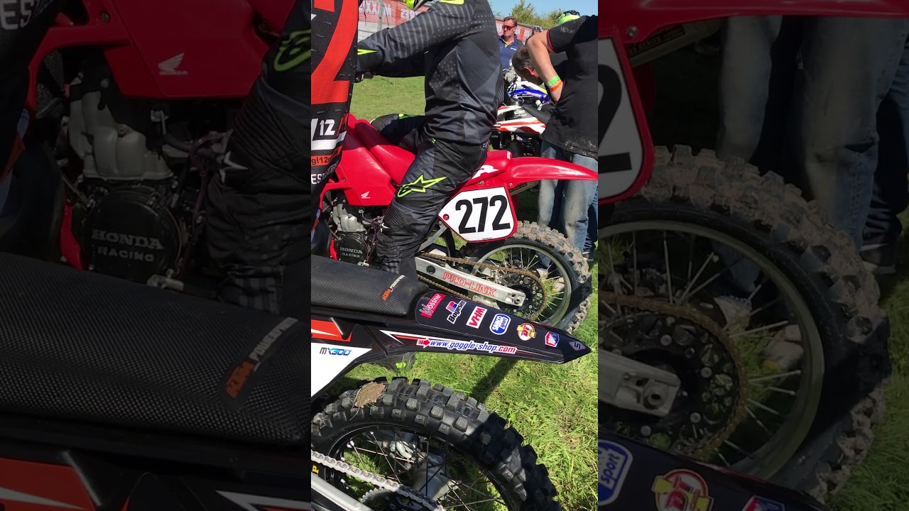 Nev Bradshaw CR500, James Dunn, sighting lap