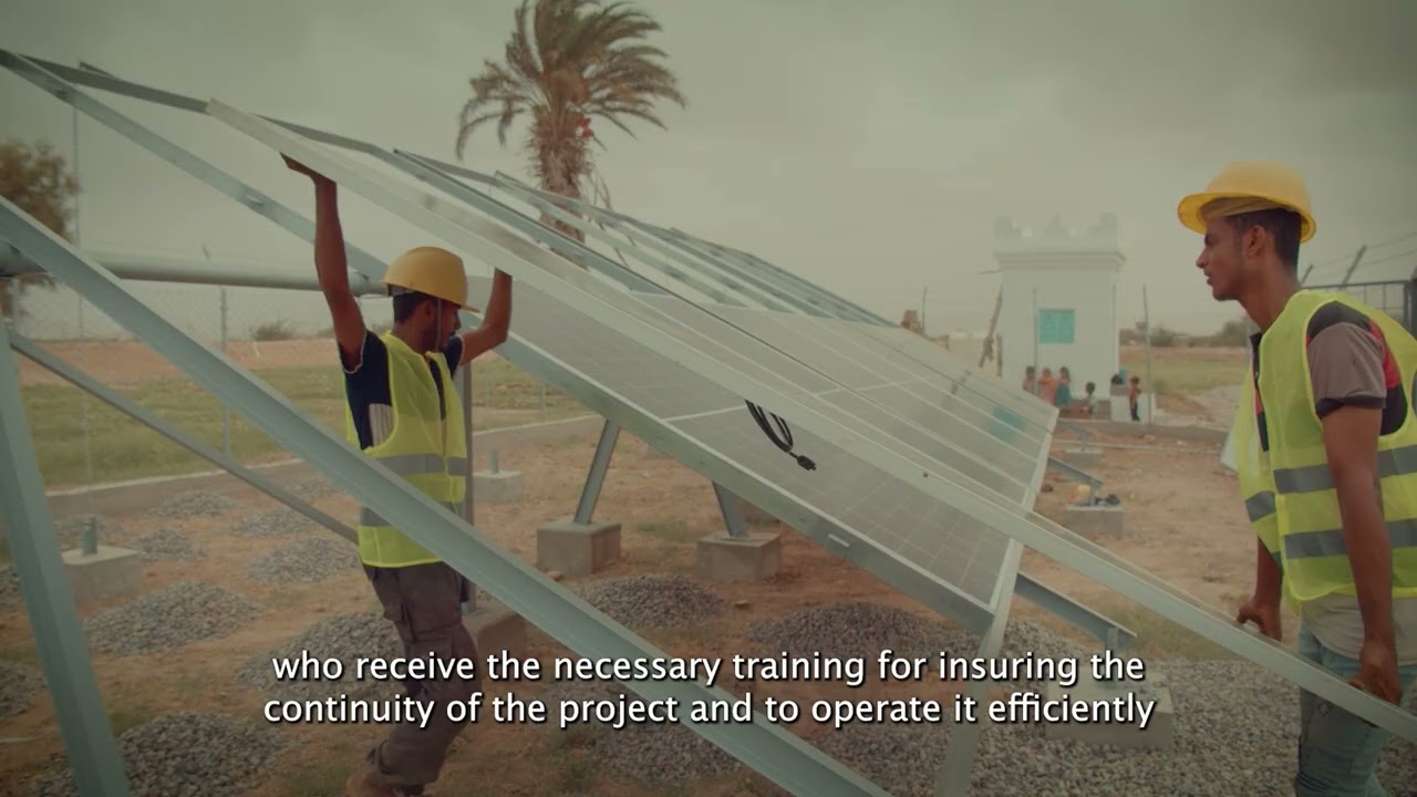 فيلم الطاقة المتجددة لتسحين جودة الحياة في اليمن في تشغيل آبار الري الزراعي