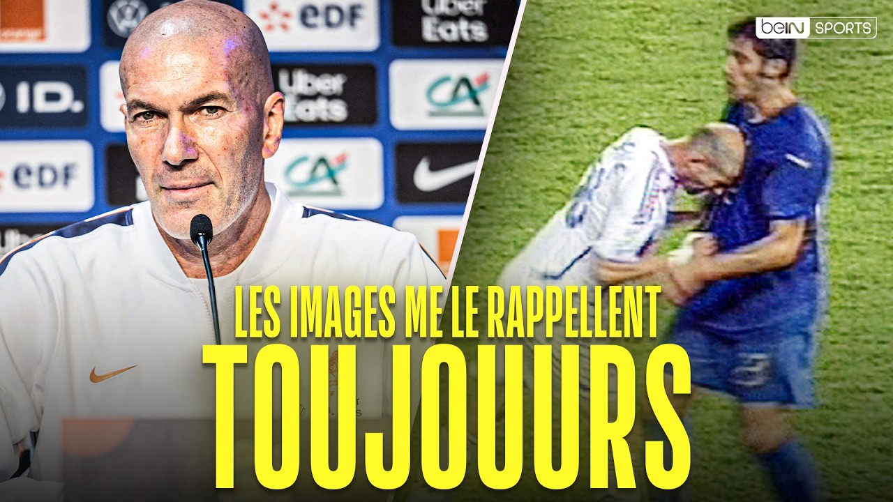 ZIDANE revient sur le COUP DE BOULE face à l'Italie !