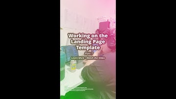 Working on the Landing Page – Part 1 #webdev #webdeveloper