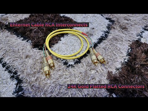 Make your own HiFI Cables - Ethernet RCA Interconnects