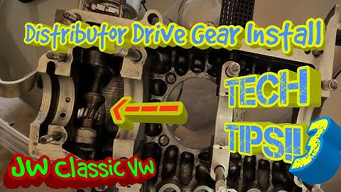 VW BUG | Distributor Drive Gear Install 40hp | JW Classic VW