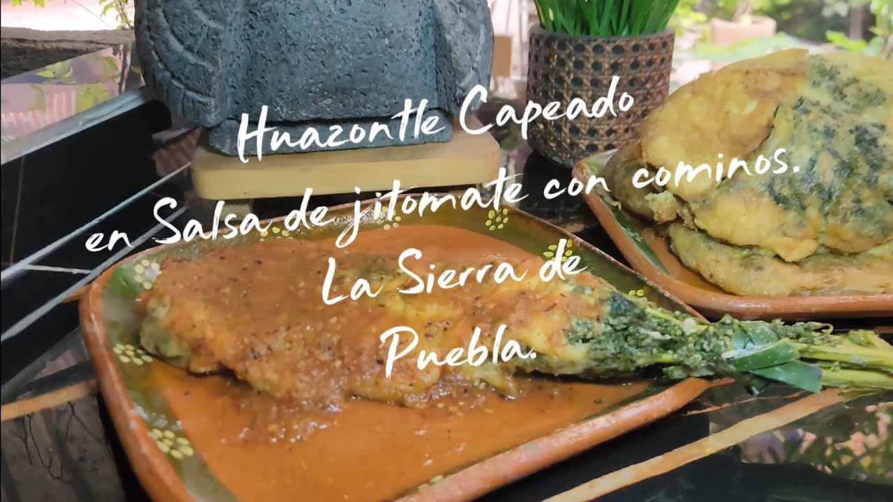 Huazontles Capeados en Salsa de Jitomate con Comino |Tradicional Mexicana Recestas para semana santa