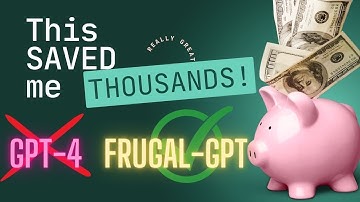 FrugalGPT to Minimize API Costs| GPT-4 API is Expensive