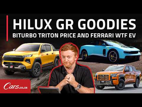 Toyota Hilux GR Goodies + biturbo Triton Price and Ferrari WTF EV