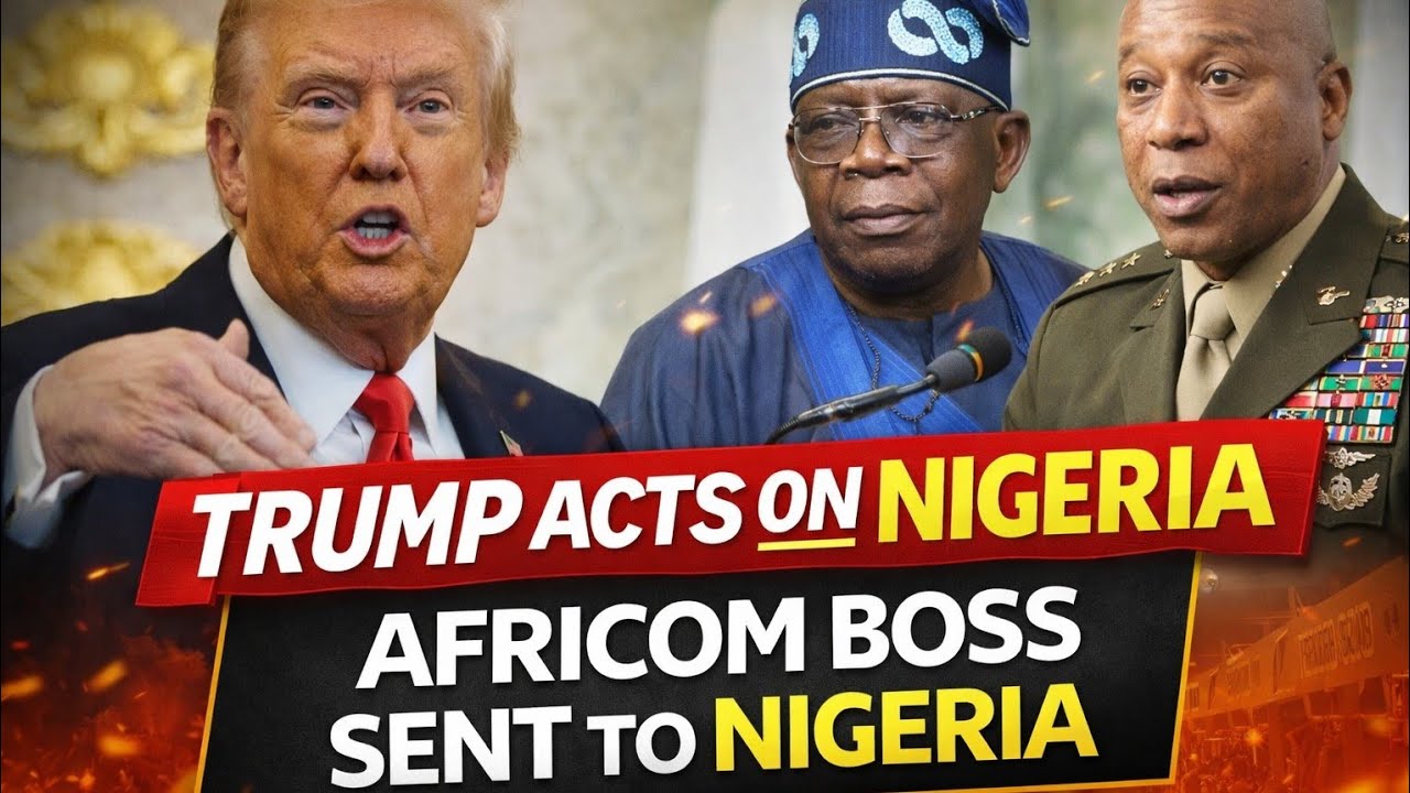 Alleged $9m L0bbying Deal: Trump Sends US AFRICOM Commander to Nigeria Over Kapiñg of Christians
