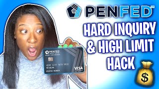 HARD INQUIRY HACK To HIGH LIMIT Credit Cards At PENFED...? [YOU MUST WATCH THIS]