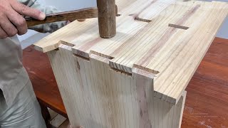 Woodworking Techniques With Basic Tools - Making Nightstand With Coupling Horsetail