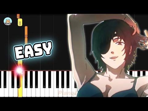 Chainsaw Man ED 7 - "Chu, tayousei" - EASY Piano Tutorial & Sheet Music