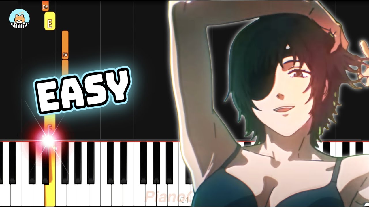 Chu, Tayousei.: TV-Size Version  Chainsaw Man Episode 7 ED (Nostalgic  Piano Solo) - piano tutorial