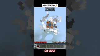God clutch #minecraft #gaming #viral