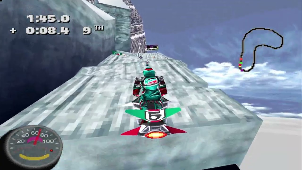 Jet Moto 2 - All Medals Bonus Cheats Showcase