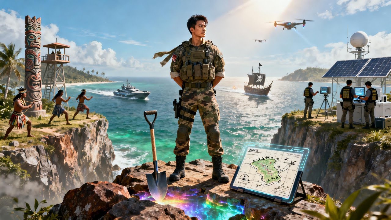 द्वीप के खजाने की रक्षा करें और दुश्मन को हराएं #251102hdB2