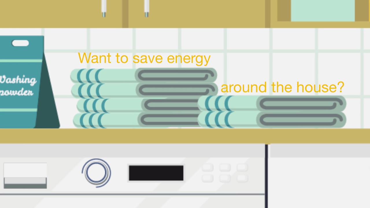 Saving energy - washing full loads at 30 degrees