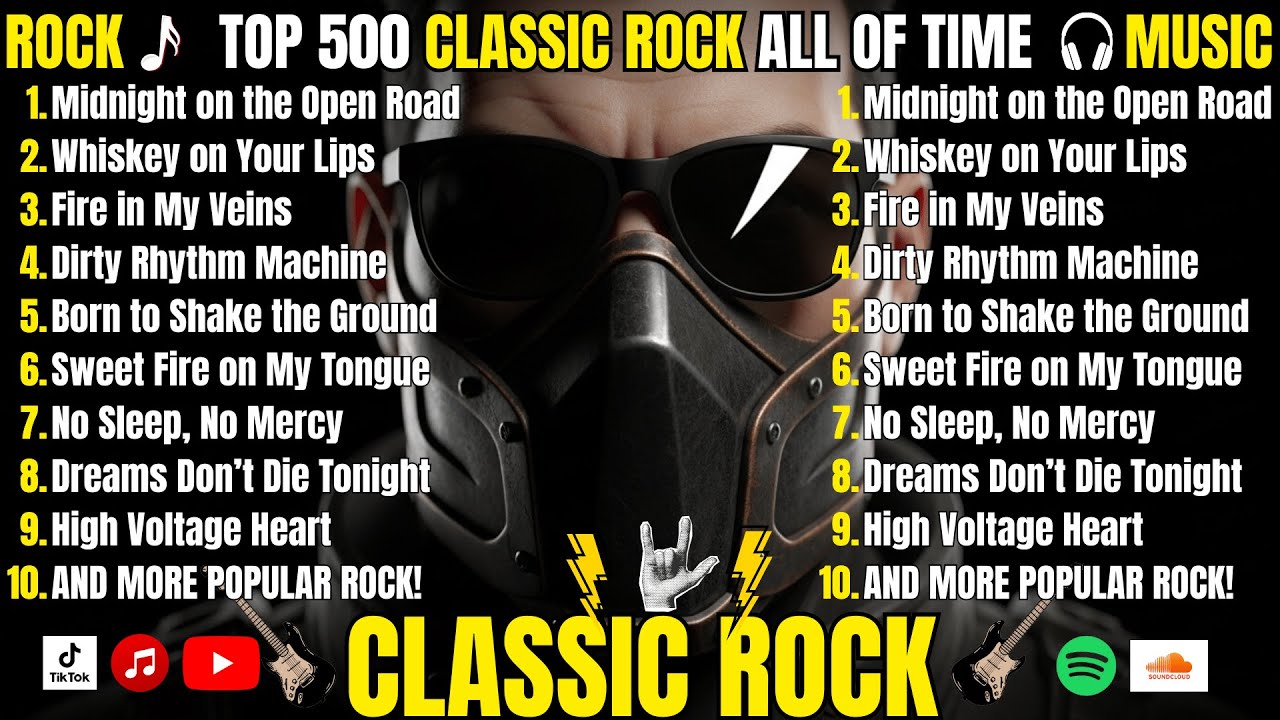 ⚡ FULL PLAYLIST Best Classic Rock Hits | Top 500 Songs Ever Made