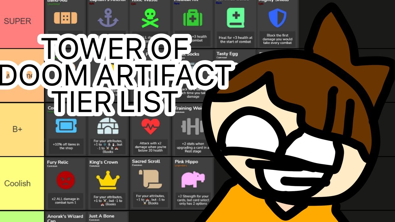 Blooket Tower of Doom Artifact Tier List YouTube