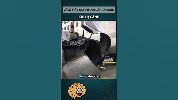 Cách máy bay phanh gấp an toàn khi hạ cánh #nghichlythuvi #kienthucthuvi #khampha