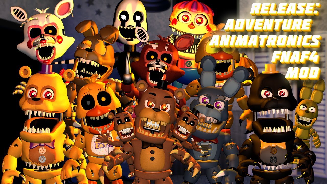 Ultimate Custom Night - Adventure Animatronics (Huge mod)(FNaF