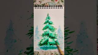 ✨🎄 perfect relaxing festive art for your holiday mood and Christmas inspiration.❄️🎁#christmas #tree