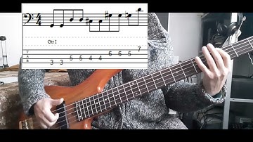 HW Diminished Scale 5ths in Tritones Groove Lick (with tabs) - DP
