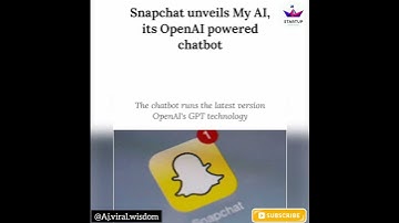 Snapchat♥launches😍"My AI,"😱its own ChatGPT😳powered chatbot😮😰 #snapchat #chatbot #ai #shorts
