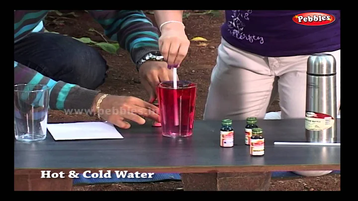 Hot and Cold Water | Science Experiments For Kids | Science Projects | Science Tricks