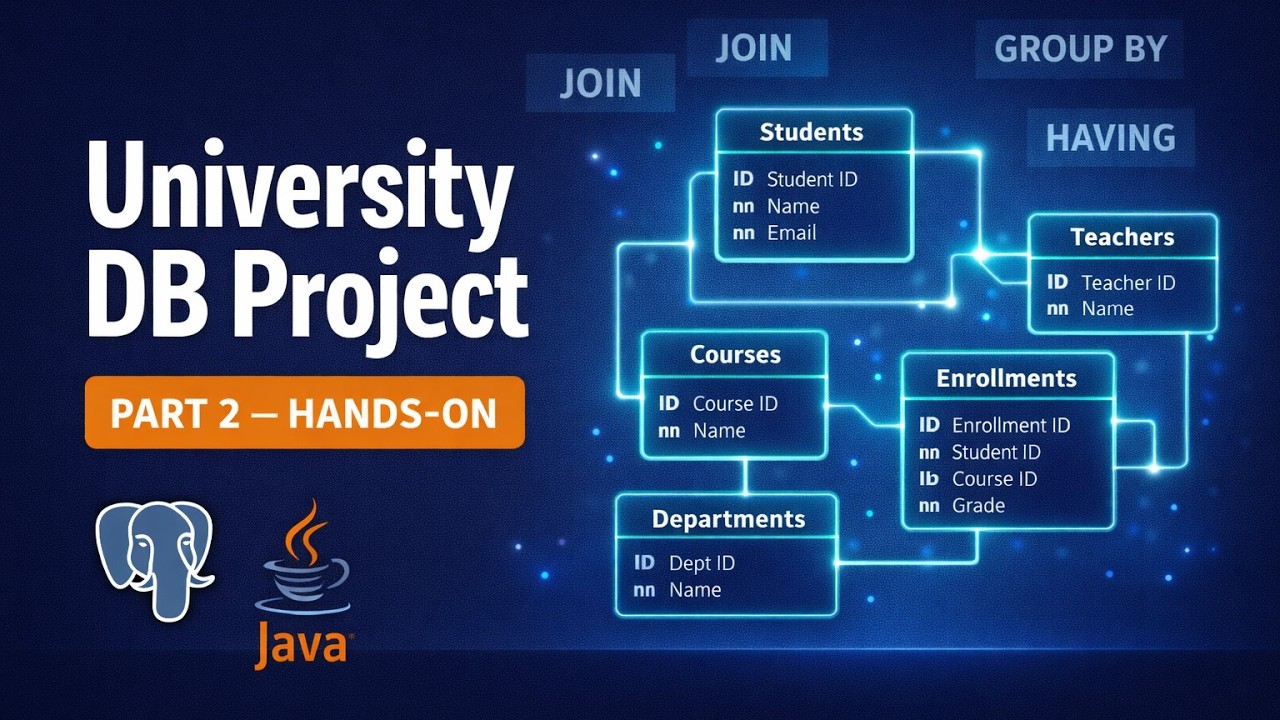 Build a University Database from Scratch | SQL Hands-On Project with ...