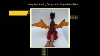 Imaginext Roaring Dragon With Wings Mattel Fisher Price Collectible 2008 Toy
