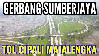 TOL CIPALI GERBANG SUMBERJAYA MAJALENGKA (Video Drone)