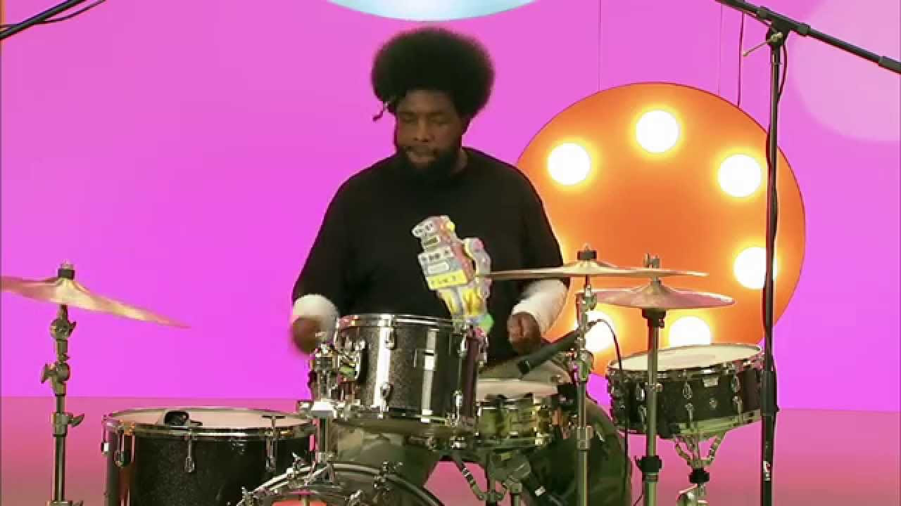 Questlove and Knuckles from The Roots   Yo Gabba Gabba
