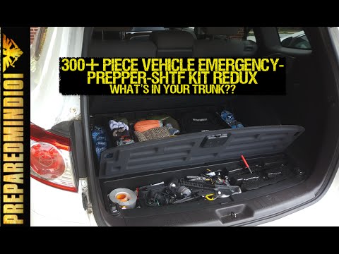300+ Piece Vehicle Emergency/Prepper/SHTF Kit REDUX