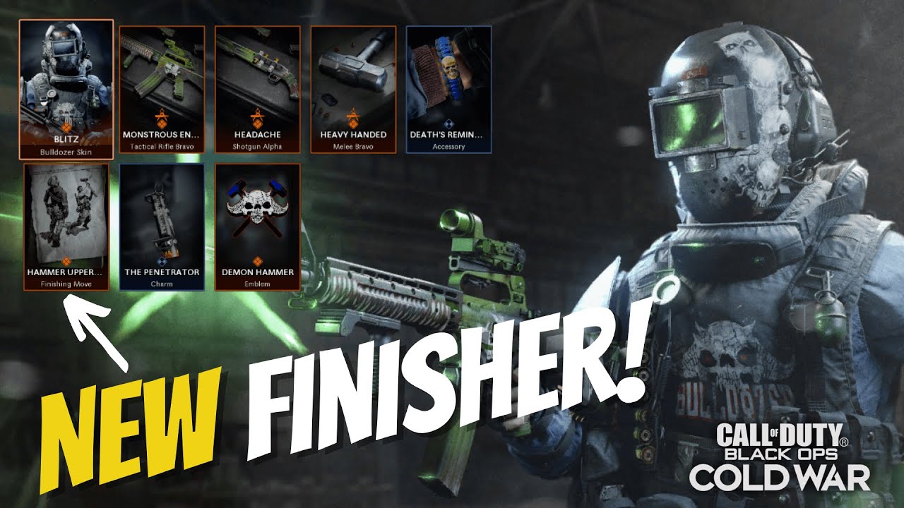 Bulldozer/Green Tracer Bundle - New Operator, Green Tracers, New Finisher, and MORE!