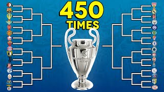 Criei a Maior Champions League da HISTÓRIA! (450 Times)