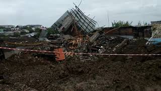 Последствия обстрела Степанакерта вооруженными силами Азербайджана
