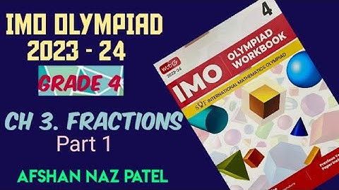 Maths Olympiad for Class 4 | Fraction | Part 1 | SOF IMO 2023