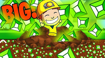 BIGGEST EMERALD MINE EVER MADE in Idler Miner